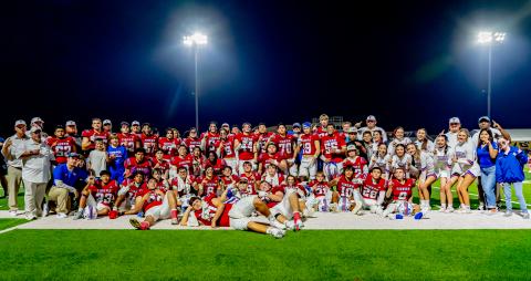 Migas Productions photo Tidehaven will play Comfort in the first round of UIL playoffs at 7 p.m. Thursday, Nov. 13, at Matagorda Stadium in Seguin.