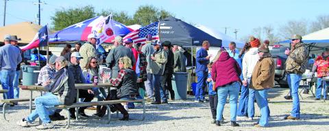 Sentinel Photo/Jessica Shepard  Chef's Alley draws quite a crowd during Matagorda County Youth Charities' "Taste & Tunes" over the weekend. Proceeds from the fundraiser go toward county youth.