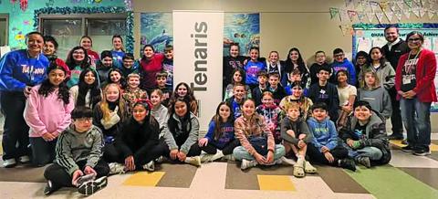 Contributed photo Blessing Elementary thanked Tenaris and Scott Savage, who is with Tenaris, for sponsoring a field trip to the Houston Museum of Natural Science.