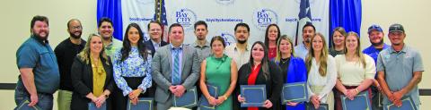 Sentinel photo/ Jessica Shepard The third annual “Leaders under 40” luncheon recognized more than 20 countywide professionals