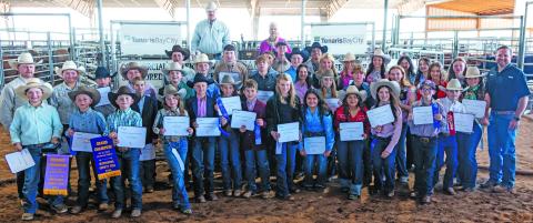 Tenaris contributed photo Tenaris marks its third consecutive year partnering with Matagorda County Fair & Livestock Association to award the Scholarship for Agricultural Sustainability, providing $40,000 in scholarships to students participating in the Pen of Three Commercial Heifer Show.