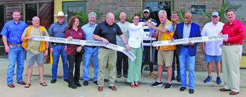 Sentinel photo by Mike Reddell The Bay City Chamber of Commerce held a Grand Reopening Ribbon Cutting for the Matagorda County Business Park located at 2001 Kilowatt Drive on April 10.