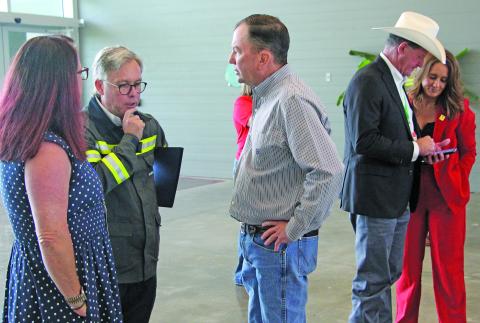 Sentinel Photo/Jessica Shepard State and local officials joined Wharton County Junior College and Tenaris in celebrating their 10-year "Manufacturing Technology Program" partnership on Wednesday, April 22. Since Aug. 2015, over 50 students have graduated from the program with associate degrees or other certifications.