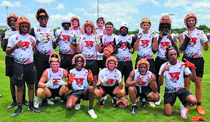 Contributed photo Van Vleck’s 7 on 7 experience was a fun one and a great learning experience for everyone involved. The guys went 2 and 2, beating DeLeon and Olton, and losing to Tioga and West Rusk, who ended up playing in the Championship. The boys got to see great competition from across Texas. 