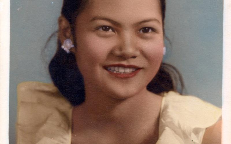 Vicky at approximate age of 21