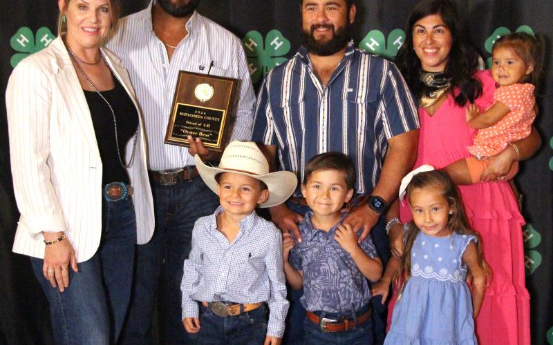 Sentinel Photo/Jessica Shepard The Oyster Bros. received the "Friend of 4-H Award" at the "2026 4-H Annual Awards Banquet" July 16.