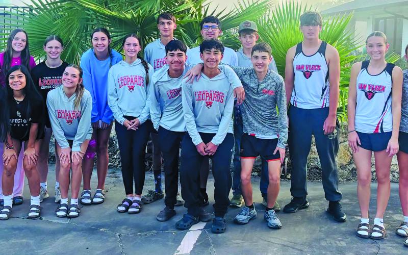 VVHS Cross Country Coach Rilea Sanders photo Van Vleck HS Cross Country team hit the course at the Ricebird Run in El Campo.! These Leopards showed up ready to compete, push themselves, and represent Leopard Nation, said VVHS Cross Country Coach Rilea Sanders.