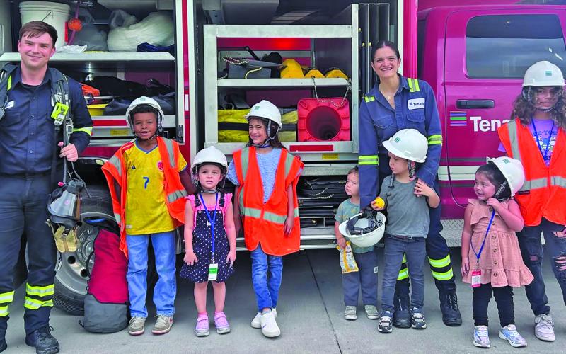 Over the past two months, TenarisBayCity has hosted family mill tours, welcoming employees’ family members for a closer look inside the facility and the work their loved ones do every day.  TenarisBayCity photo