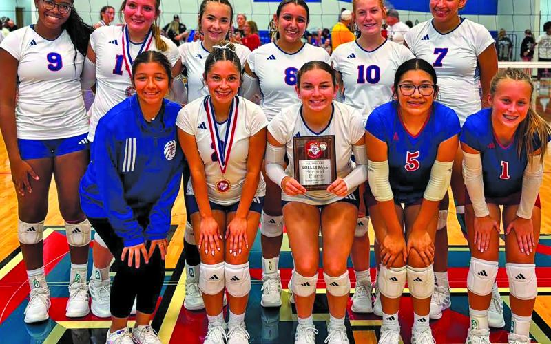 The Tidehaven Tigerettes placed  second in the Gold Bracket at The Tigerettes’ Volleyball Tournament.  Tidehaven  ISD photo