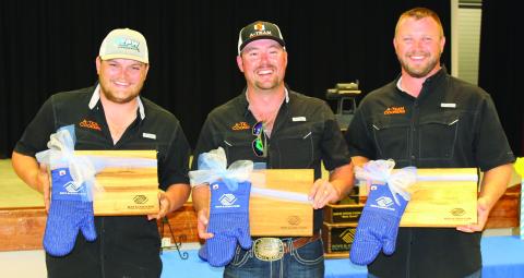 Sentinel photo/Jessica Shepard Great Steak Cook-Off’s overall Best Steak winners were the "A-Team Cookers."
