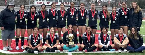 Contributed photo The Lady Cats left the Salado soccer tournament last weekend as the consolation champs. Pool play: Davenport 2-0 win, Salado 0-1 loss, Chaparral 3-0 win, and 2-1 win vs Temple in consolation championship.