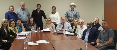 Sentinel Photo/Mike Reddell The planning committee for Matagorda Day in Austin at their meeting last week.
