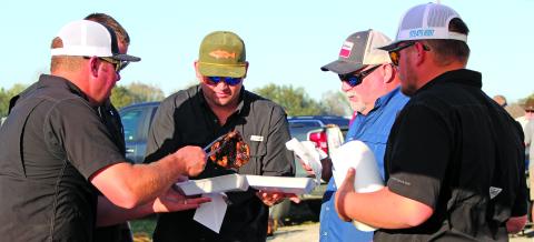 Sentinel file photo A cook-off team examines its steak entry. 