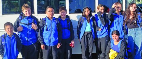 Contributed photo The BCJH Swim team at the Corpus Christ ISD Middle School Invitational.