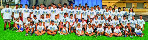 Contributed photo The Bay City High School football camp