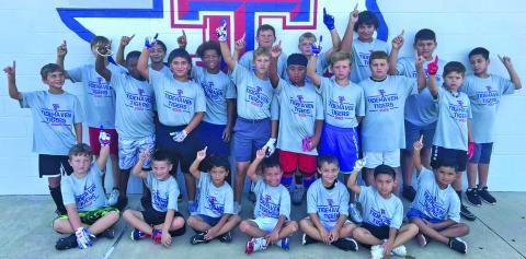 Contributed photo The Tidehaven High School football camp