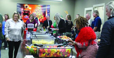 Matagorda Regional Medical Center Foundation partnered with the Bay City Chamber of Commerce & Agriculture to host this month's "Chamber After Hours" last week. The event was one of many downtown that also helped ring in the holiday season.  Sentinel Photo/Jessica Shepard