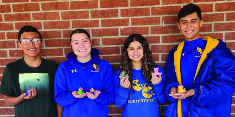 Photo by Clare Button Bay City Swimmers traveled to Lufkin to compete in the Hudson Duck Dash on Saturday, Jan. 6. Bay City's girls finished 10th, the boys were 11th, and the team was 12th in combined team scoring.