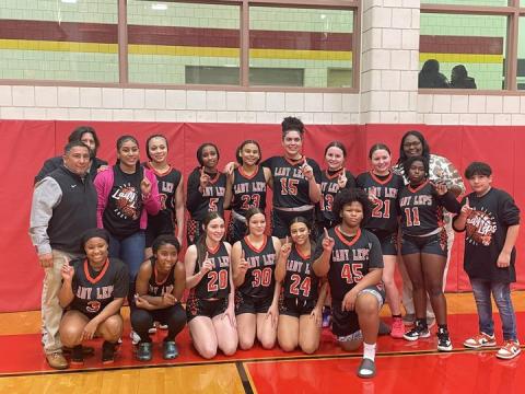 VVISD photo While the Lady Leps basketball team’s season ended with a loss to a Huntington squad in the UIL area playoff round, the girls attained a 22-win record and a Bi-District Championship. 
