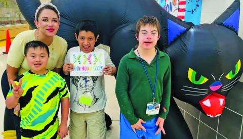 Contributed photo Tenie Holmes Elementary School observed Happy World Down Syndrome Day March 21 to celebrate our friends and siblings who have Down Syndrome! “It is an important time to leam about the journeys our friends, peers, and fellow students go on and what we can do as a community and as a school to encourage greater acceptance, inclusion, and advocacy."