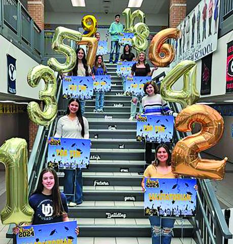 Contributed photo The BCHS Class of 2024 Top Ten include: Valedictorian - Anne I; Salutatorian - Isabelle V; 3 - Danielle C; 4 - Sydney H; 5 - Megan M; 6 - Sierra F; 7 - Alyssa C; 8 - Alizia G; 9 - Isabella P; 10 - Paolo G 
