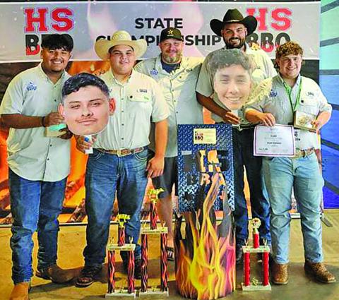 Contributed photo Van Vleck High School’s BBQ Team is the state champions from the High School BBQ Cookoff - the No. 1 Cook-Off team in the state. Out of 98 teams, they placed 1st in dessert, 4th in beans, 3rd overall and walked away with $13,750 in scholarships. That makes a grand total of $34,750 for Burnt Offerings in the last four years in scholarships.