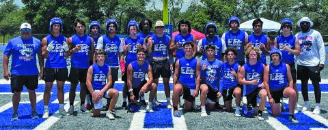 Courtesy photo the Tidehaven 7on7 team for qualified at the Rice Consolidated state qualifying tournament. This will make it five years in row they have made it to the state tournament.