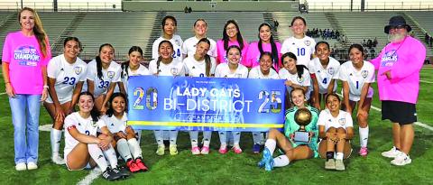 LeDarion Stone/Live in the Moment Photography Ladycat soccer players won their bi-district game against Brazosport last week 5-1, t in round 1 of the playoffs. They were set to play the Salado Lady Eagles in the round 2 playoff action Tuesday evening, March 25.