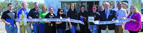 Southern Agape Bakery & Deli partnered with the Bay City Chamber of Commerce & Agriculture for a grand opening ribbon-cutting ceremony on Feb. 26. The mobile food truck is mostly located at 203 Live Oak St. in Van Vleck. Sentinel Photo/ Jessica Shepard
