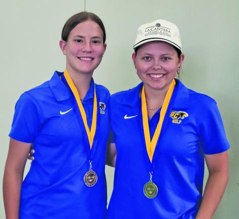 BCISD photo Bay City ISD Athletics announced Bay City High School girls golfers Tanna Fair and Addison Smith on their place at the 1st Annual Bay City Invitational. Due to the weather, the tournament was shortened to only 9 holes. Tanna brought home 1st with a 46 and Addison placed 3rd with a score of 51.