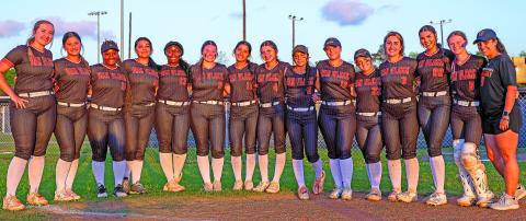 VVISD photo The Van Vleck softball team defeated Trinity 7-0 last week to become 2025 Bi-District Champions. 