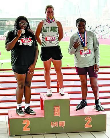 BCISD photo Bay City’s standout shot putter Malorie Richardson-Clay won 2nd Place at 4A UIL State Track Meet in shot put with a throw of 42’ 9.5.