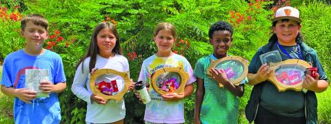 Contributed photo Above is a photo from MCBNC’s Environmental Science camps for YMCA groups and other 10-13 year old kids. The 3-day camps were taught by volunteer teachers Diana Frankson and Eva Malina.