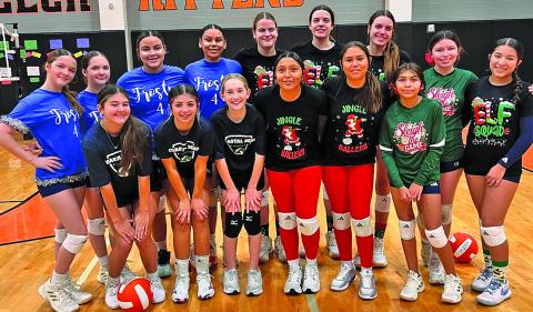 Some of the Van Vleck Junior High and High School Lady Leps competed in a Fast 4s tournament recently. The high school team brought home 1st place in the high school division, and our junior high team earned an impressive 2nd place in the junior division. VVISD photo