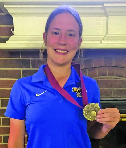 Ladycat golfer Addison Smith recently brought home 1st Place at the District Preview!    The Ladycat golf team also had a strong showing, finishing 4th overall Contributed photo
