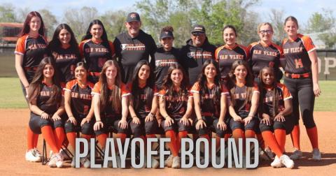 Contributed photo The Van Vleck Lady Leps are playoff bound. Playoff shirts are available until Friday morning