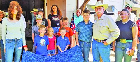 Quilt of Valor photo courtesy of Danyelle Merck The Quilt of Valor was presented to Vietnam Veteran Jack Cornett, by the youth of Collegeport and the El Maton 4-H.