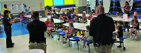 The Bay City Police Department recently visited YMCA kids. The kids learned about safety, meeting the officers, and receiving safety coloring books. BCPD officials thanked  YMCA for the invited to talk to youngsters. “Thank you for the invitation and opportunity to engage with and speak into the lives of our local youth, and for honorable recognition that "not all heroes wear capes." Courtesy photo