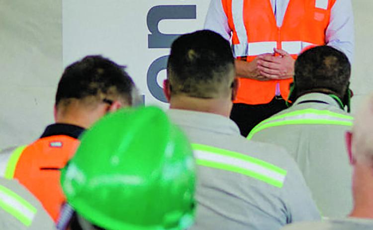 From Tenaris Tenaris US President Luca Zanotti addresses Tenaris employees at Baytown.