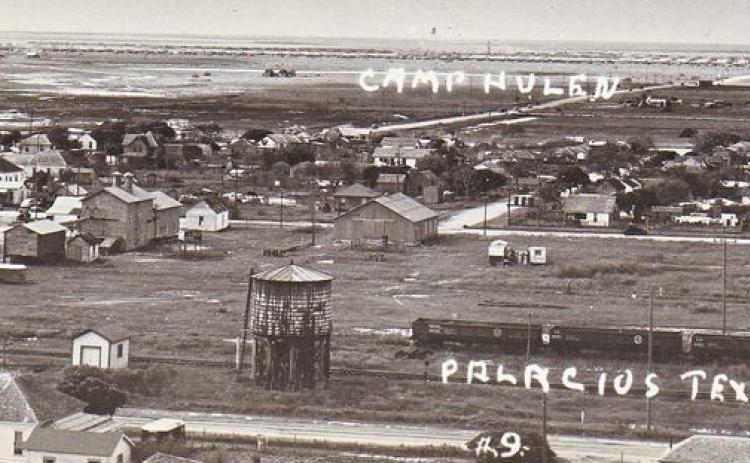 Courtesy photo A photo of the train in Palacios that’s dated October 1940.
