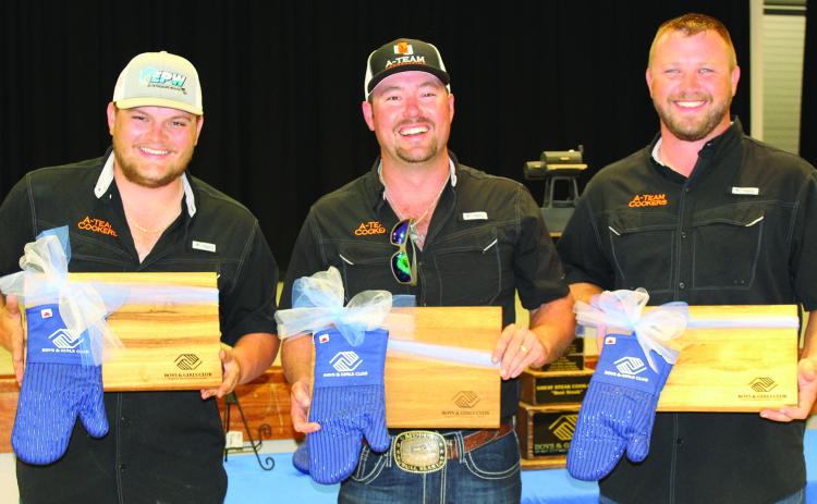 Sentinel photo/Jessica Shepard Great Steak Cook-Off’s overall Best Steak winners were the "A-Team Cookers."