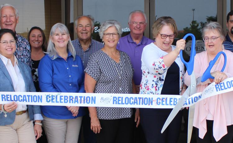 Sentinel photo/Jessica Shepard The Bay City Chamber of Commerce and Agriculture celebrated a relocation and grand opening ceremony for the Bay City Cemetery Association office, Wednesday, May 25. The office is located at 3600 Avenue F, Suite B in Bay City.