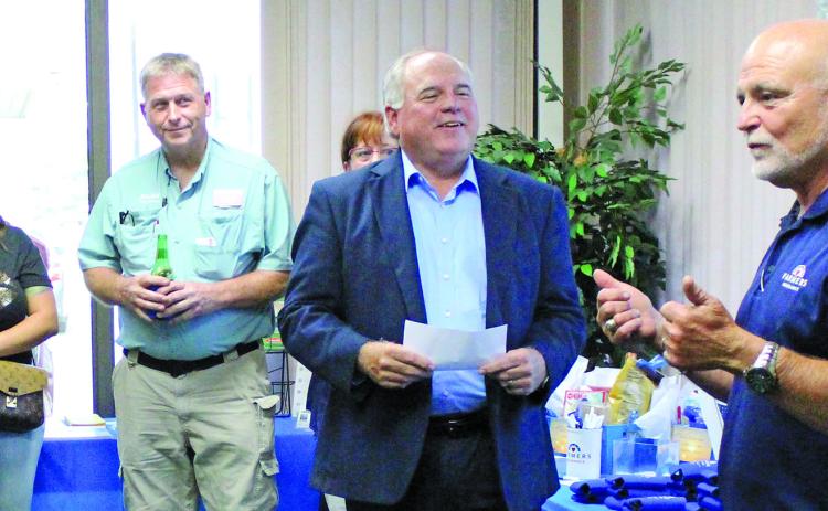 Sentinel photo/Jessica Shepard Krenek Insurance hosted this month's Bay City Chamber of Commerce & Agriculture's "Business After Hours Mixer" Thursday, June 16.
