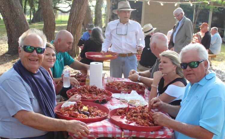 Sentinel photo/Jessica Shepard The Bay City Country Club hosted the Bay City Chamber of Commerce & Agriculture's May "Business After-Hours" social with a crawfish boil Thursday, May 19. Attendees were treated to three pounds of crawfish with corn and potatoes along with other appetizers and drinks.