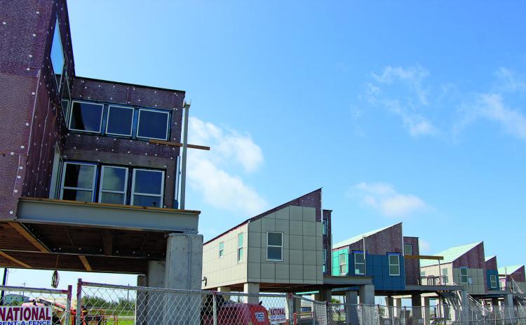 Sentinel photo/Mike Reddell Matagorda Bay Nature Park’s 10 beach houses will be open late summer 2022. These rentals will feature amenities throughout, including fully equipped kitchens with stainless steel appliances, beautifully crafted coastal furniture, gas grill, and a private deck.