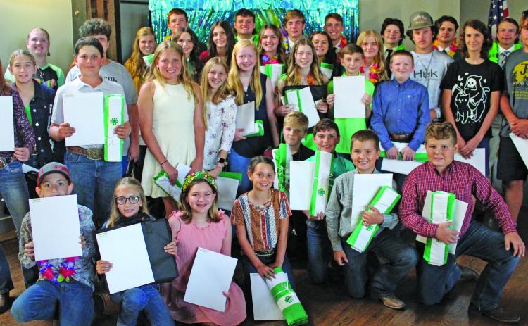 Sentinel photo/Jessica Shepard Countywide 4-H awards were handed out to children during the annual “4-H Awards Celebration” Thursday, July 21, at the Bay City Service Center.