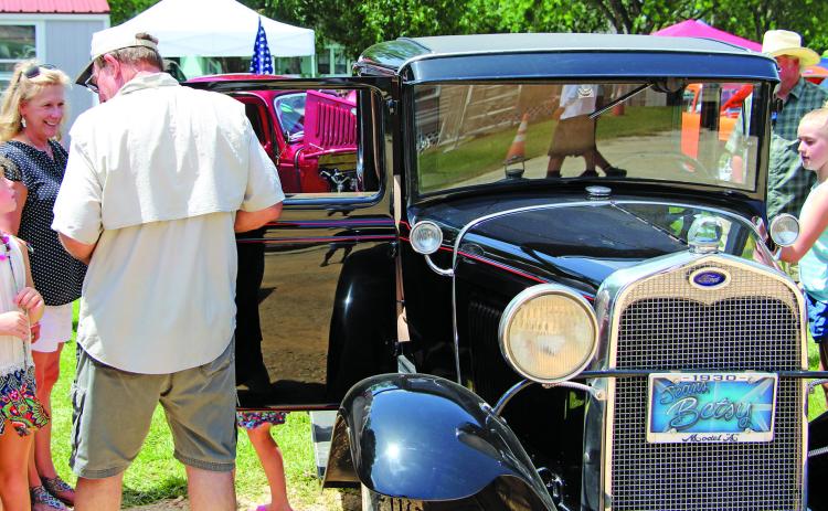 File photo People from all over Texas are expected for the Hotel Blessing Fundraiser Car Show Saturday to see 25 different classes, like those from previous years’ events.