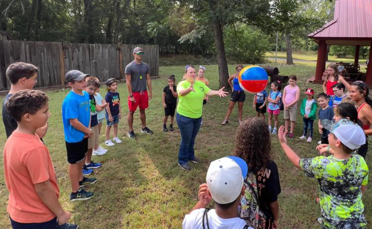 PARD photo It was summer camp week out at the Riverside Park last week. The Parks and Recreation Department (PARD) got acquainted with kids and helped them get to know other campers with a fun ice breaker game above.