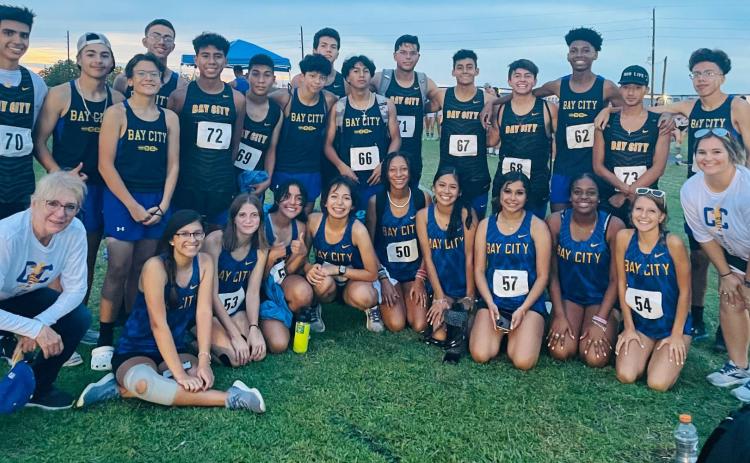 BCISD photo Bay City Cross Country Team: Begins season against 16-team competition.