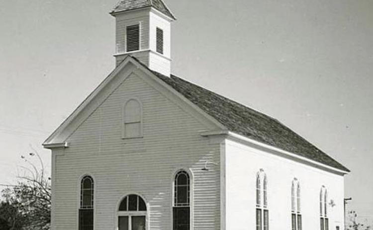Matagorda County History  & Genealogy page Christ Episcopal Church in Matagorda.